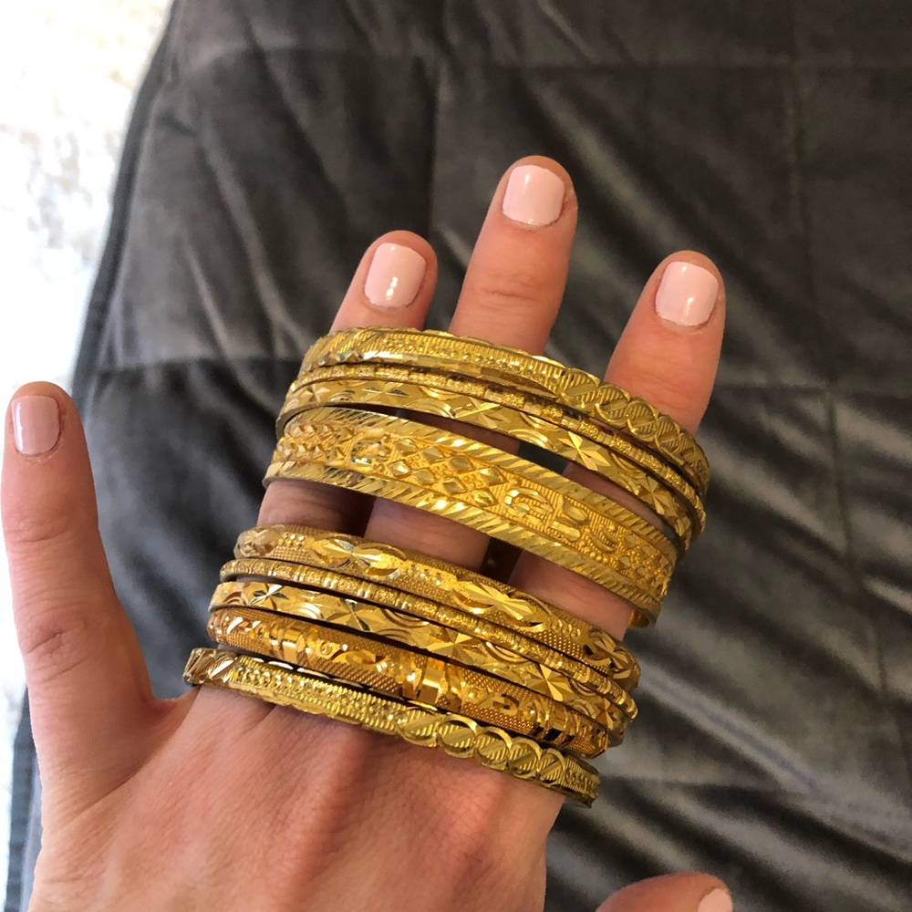 Authentic Indian gold bangles